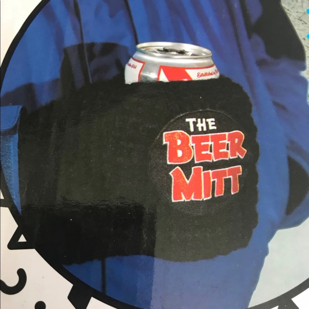 Beer mitten- party glove. Keep your fingers warm Tailgating football game sports - Picture 2 of 2